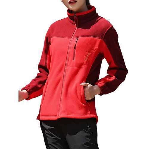 Casual Women Windproof Fleece Mountaineer Outdoor Sport Jackets Trendy Jackets
