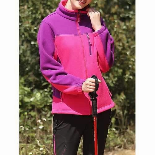 Custom Bike Jackets Casual Women Windproof Fleece Mountaineer Outdoor Sport Jackets