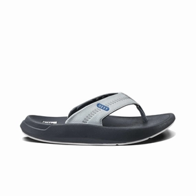 Running Flip Flops Reef Men's Swellsole Cruiser - Grey/Light Grey/Blue