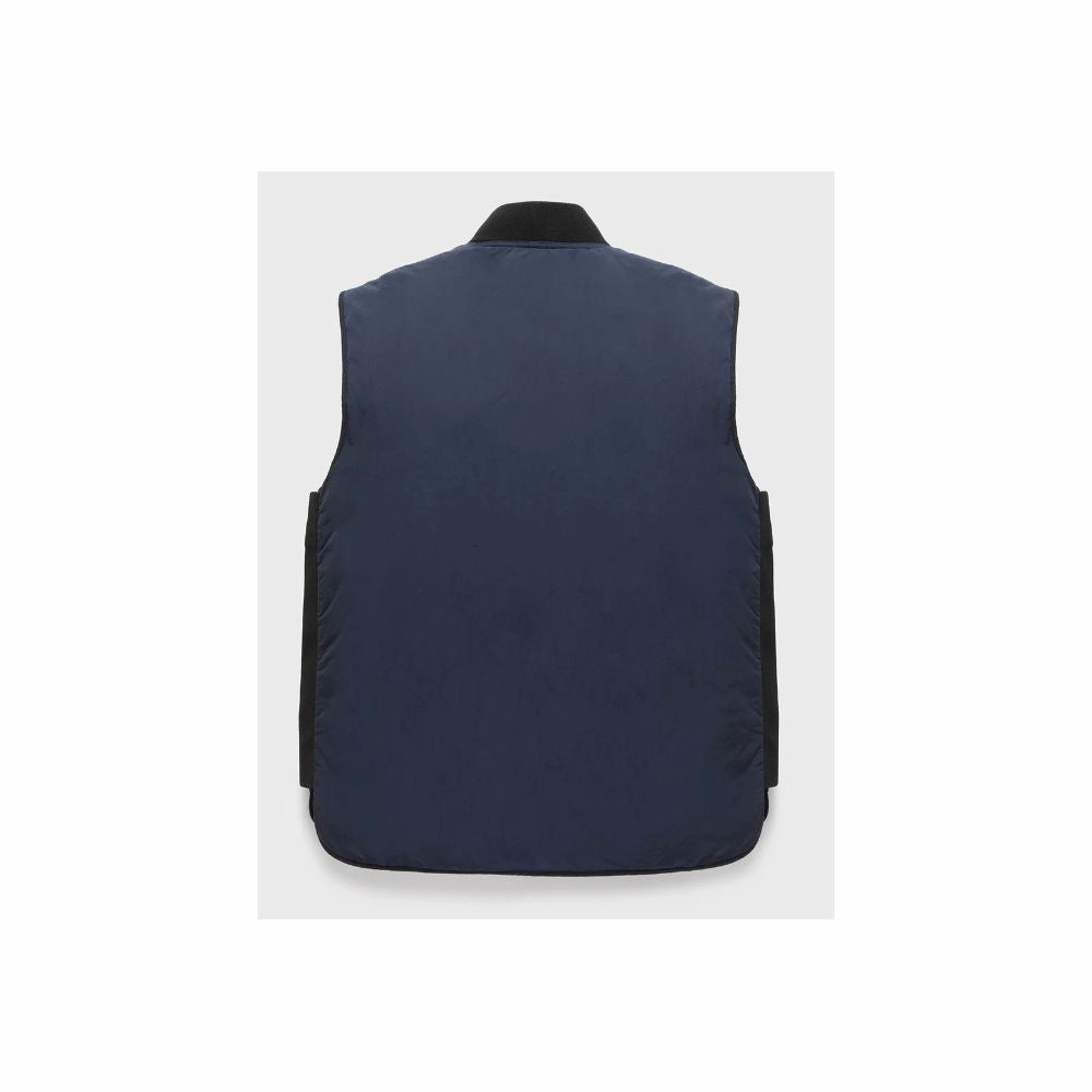 Wrap Coats Refrigiwear Blue Polyamide Men Vest