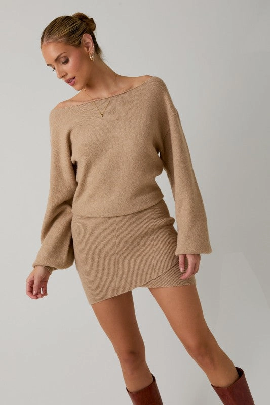Ashton Sweater Mini Dress Titan Mini Dress