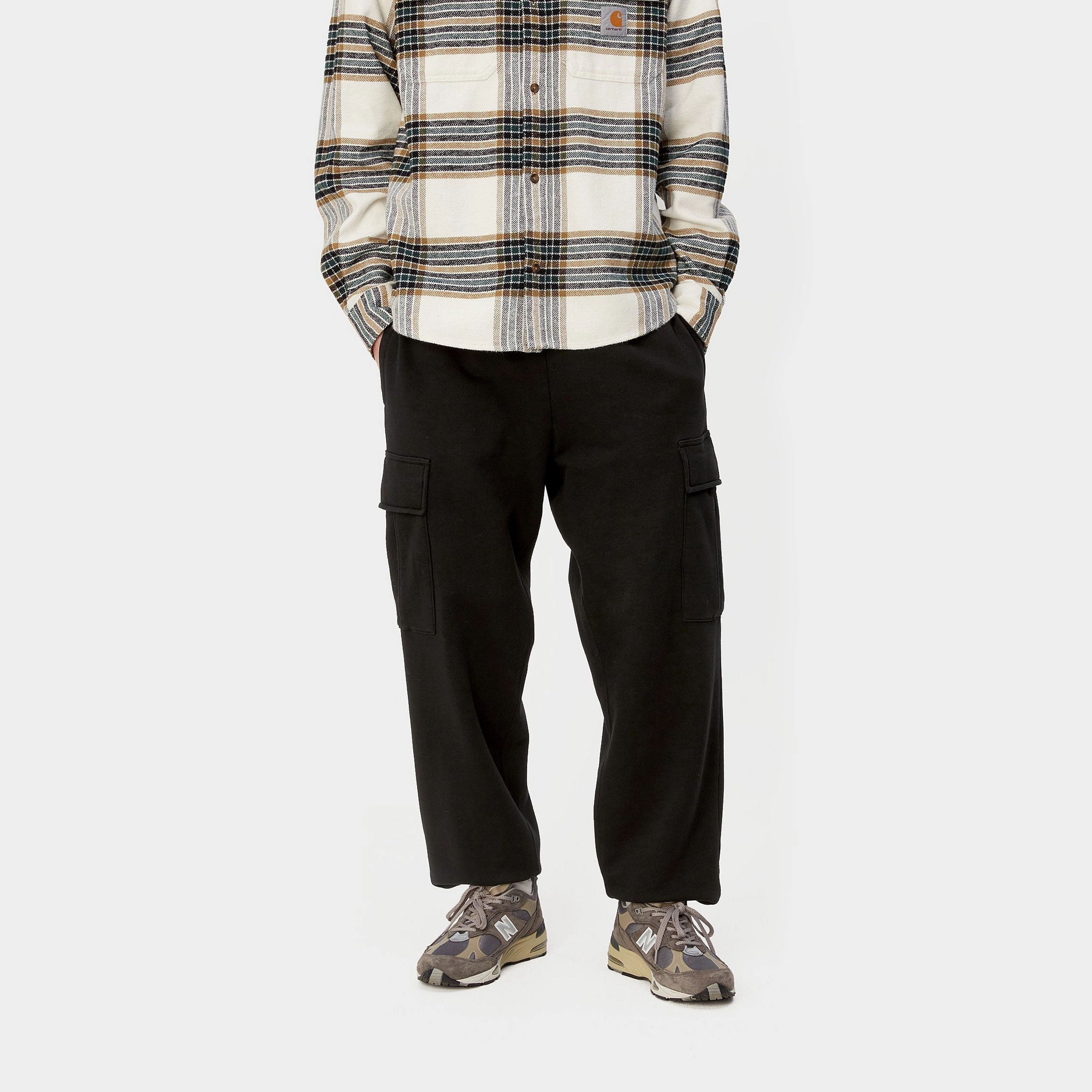 Cargo Pants And Oversized Shirt CARGO SWEAT PANT /CARHARTT WIP / BLACK