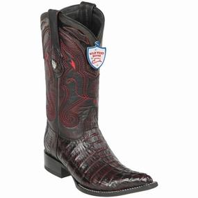 Botas de Cocodrilo Caiman Cola Punta 3X Aladino Wedge Sole Work Boots