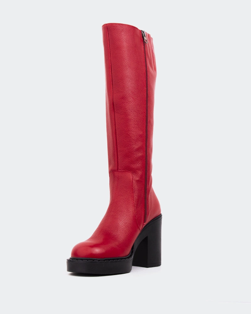 Boots For Cold Weather Hedon Burgundy