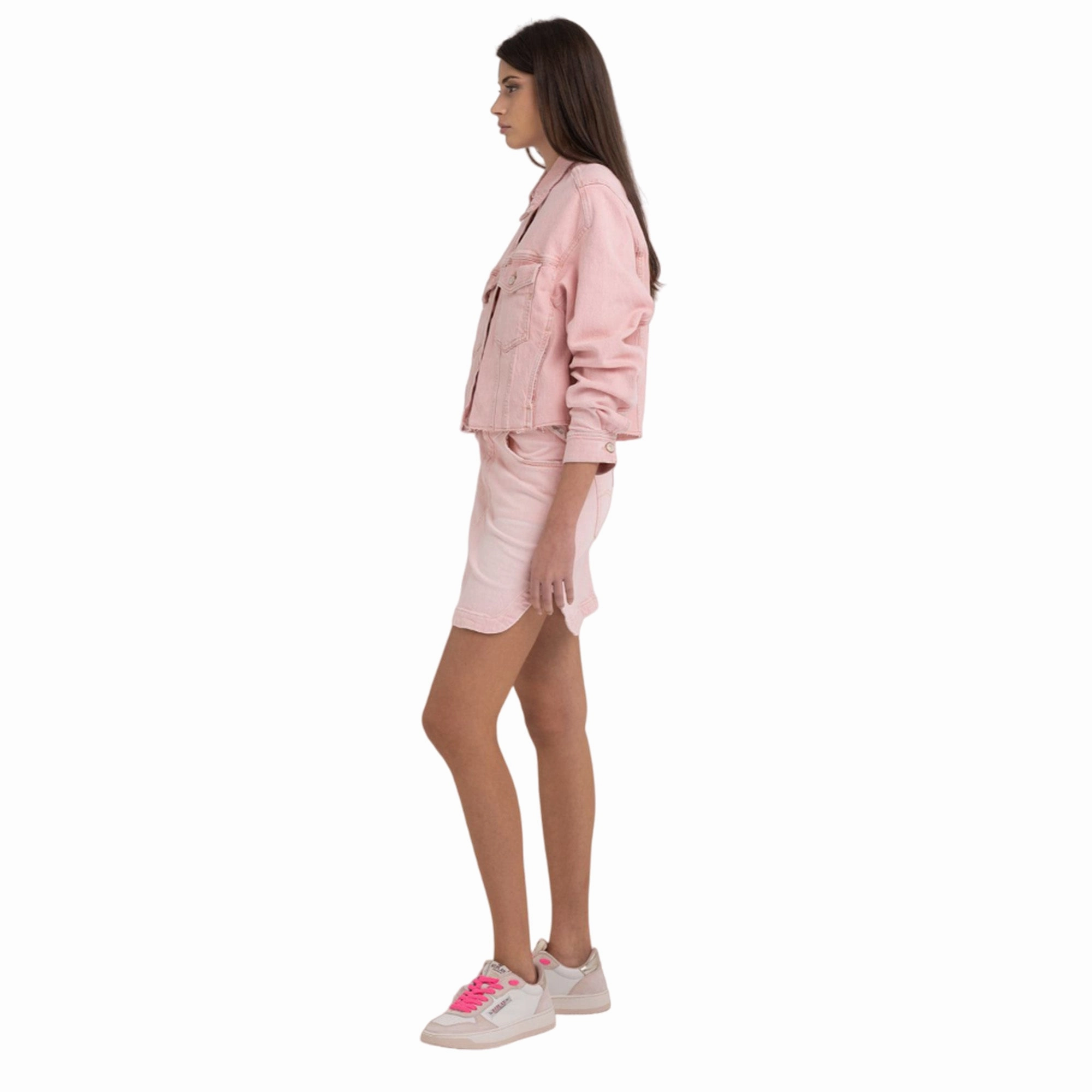 Devon And Jones Jackets Replay Women's Denim Cropped Jacket