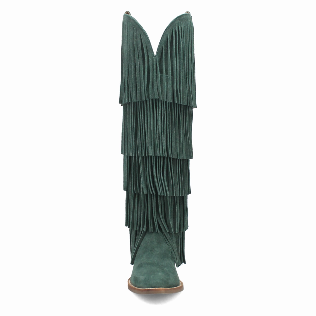 Online Exclusive | Dingo | Wild Child Suede Leather Boot in Green **PREORDER Beth Dutton Boots