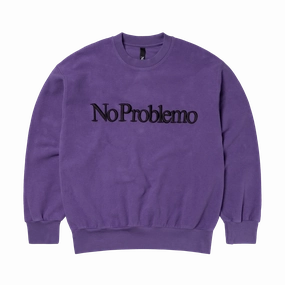 Teach Sweatshirts Reverse Fleece Sweat / no problemo / lilac