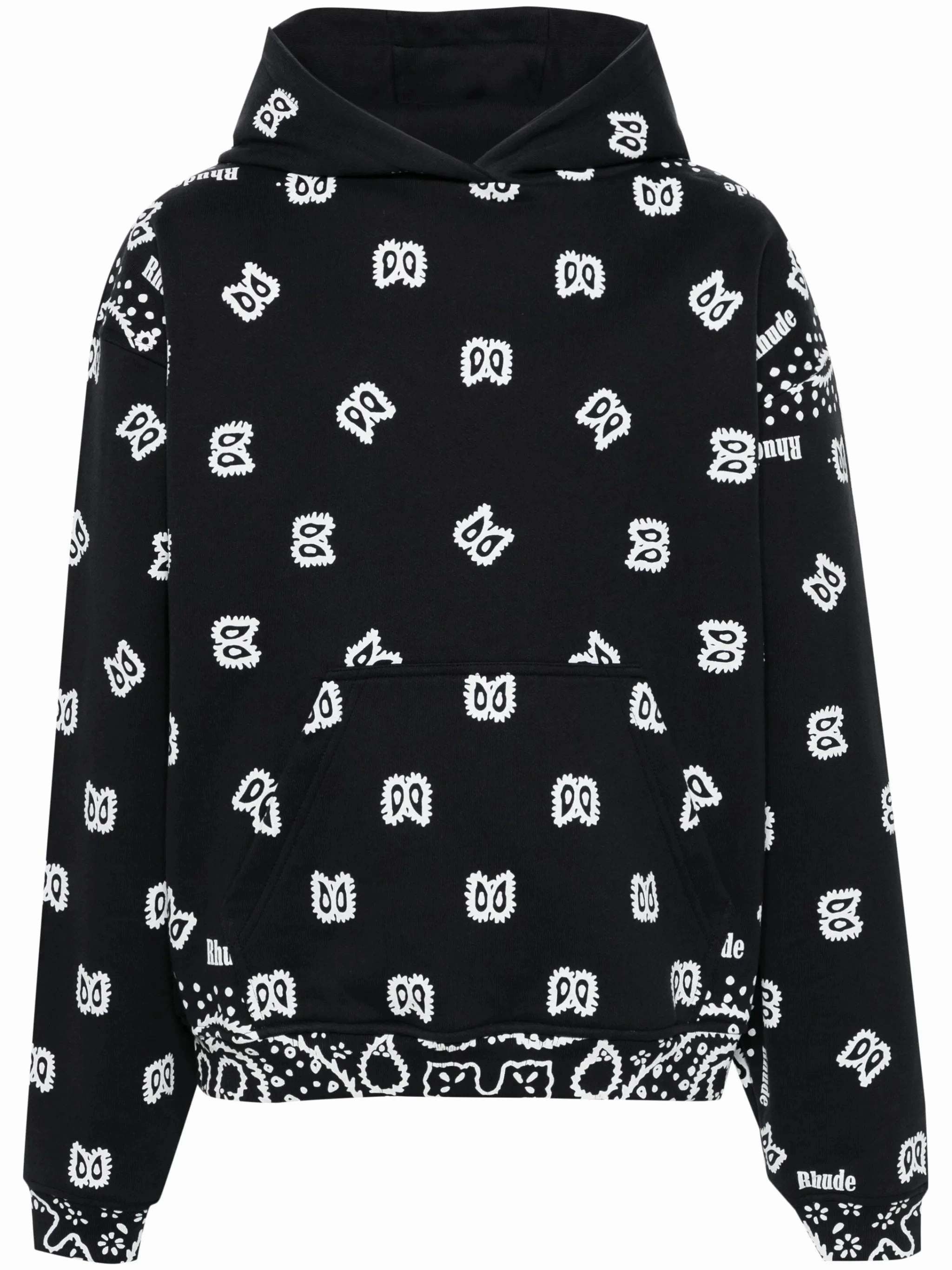 Cecilie Bahnsen Knitwear bandana-print hoodie