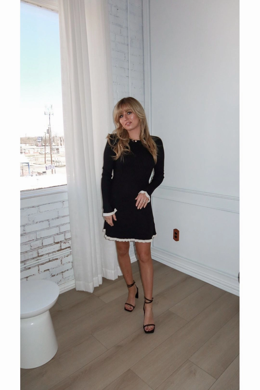 Loren Ruched Taffeta Mini Dress Rianne Long Sleeve Mini Dress