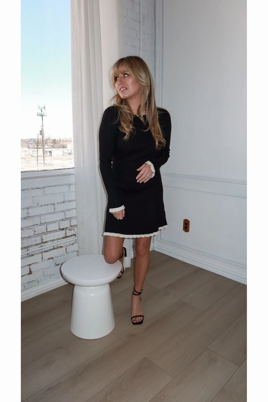 Myth Mini Dress Rianne Long Sleeve Mini Dress