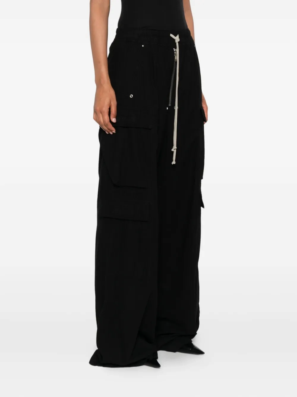 RICK OWENS DRKSHDW - Women Double Cargo Jumbo Belas Pants Levi 569 Cargo Pants