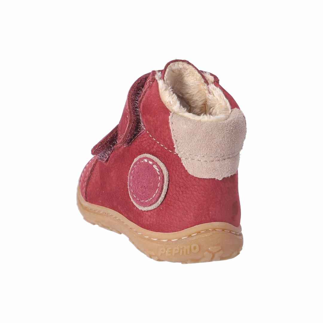 Ricosta Kids Boots | Gedo Velcro | Burgundy Barbados Clear Rain Boots