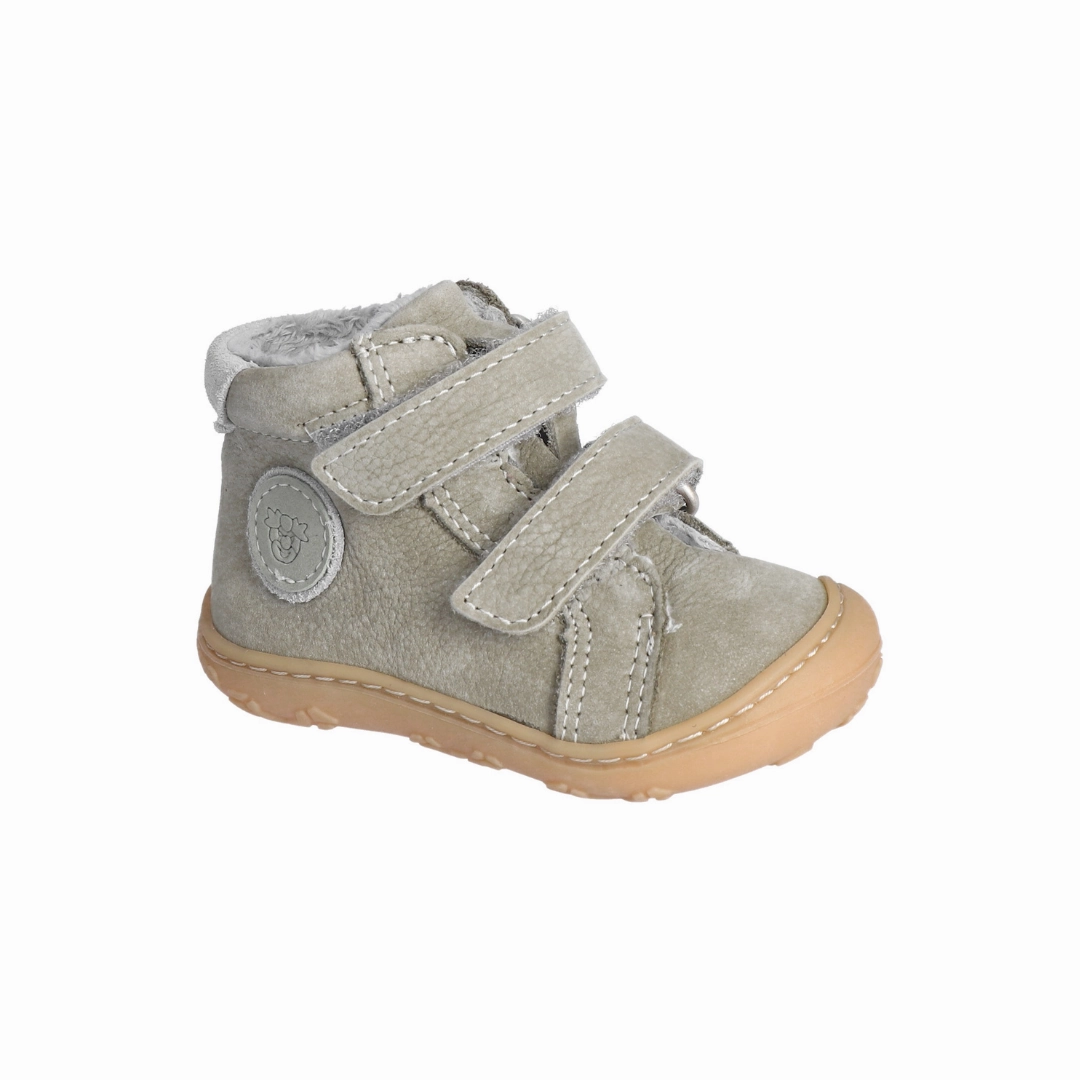 Winter Fur Boots Ricosta Kids Boots | Gedo Velcro | Eukalyptus/Hellgrau