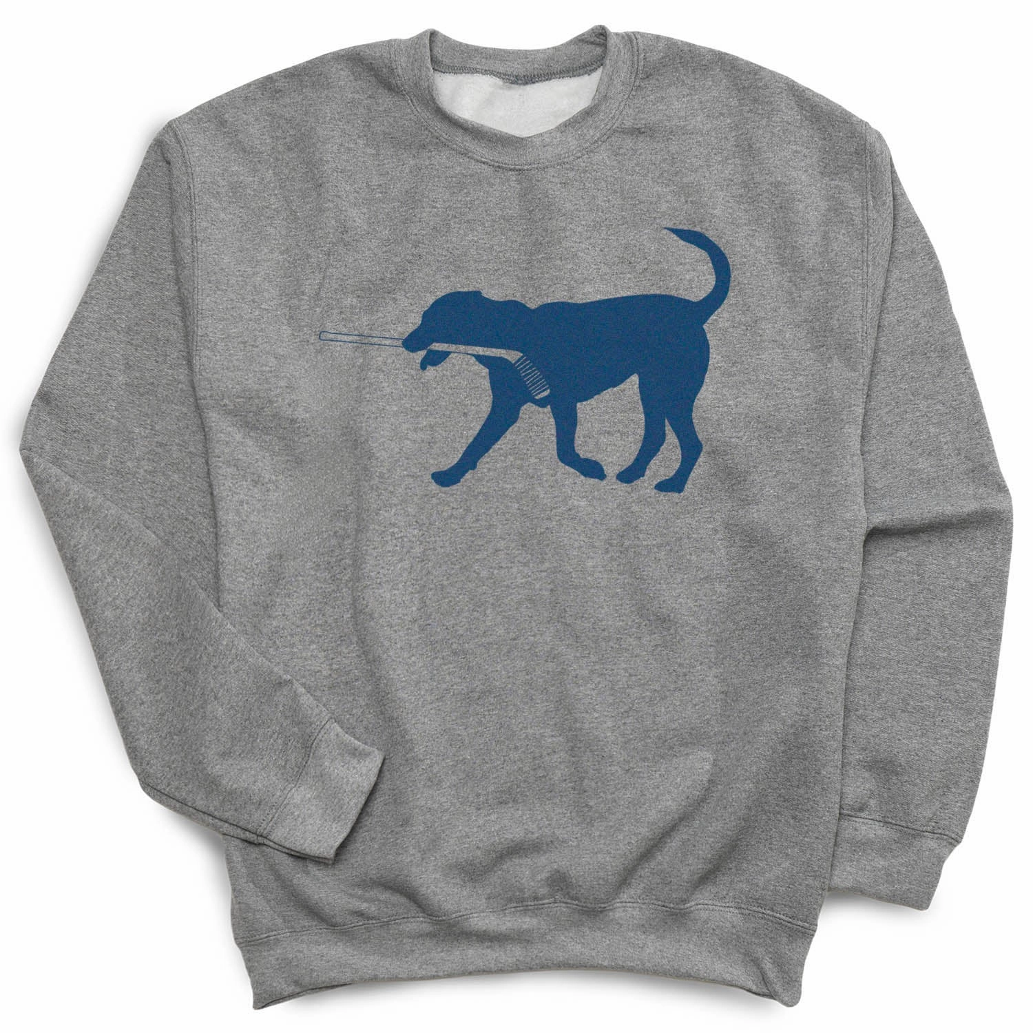 Hockey Crewneck Sweatshirt - Rocky the Hockey Dog Cheap Comfy Sweatshirts