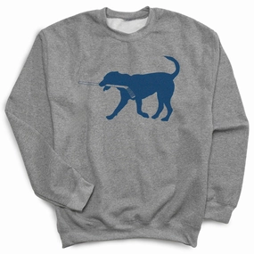Obey Sweatshirts Hockey Crewneck Sweatshirt - Rocky the Hockey Dog
