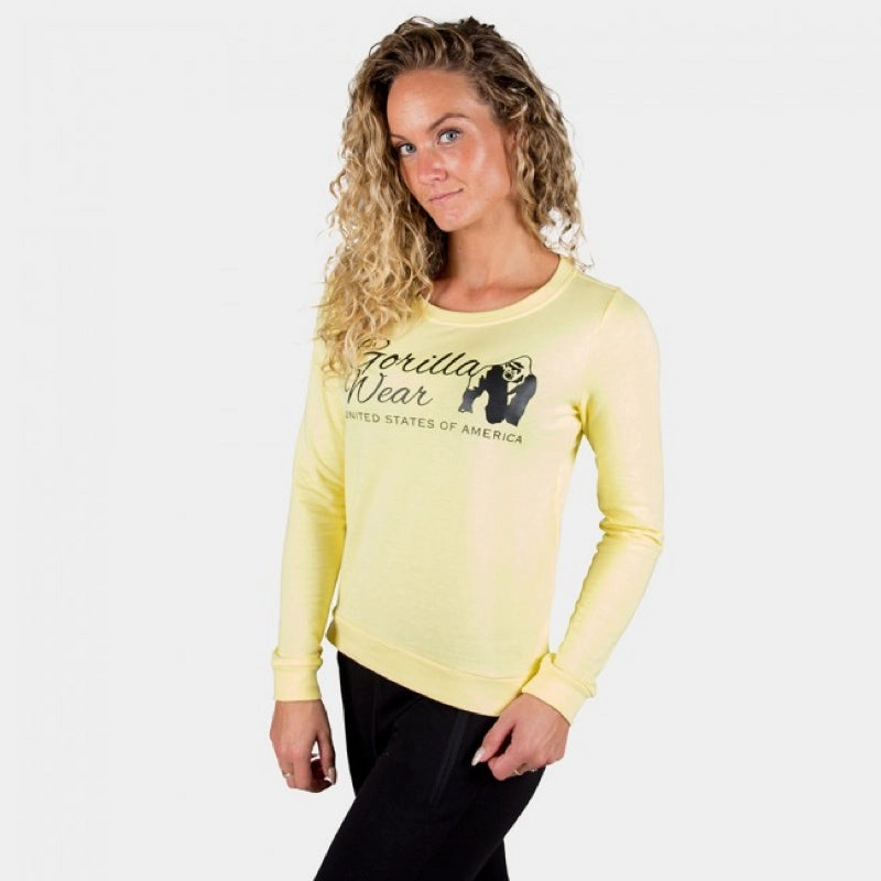 Riviera Sweatshirt -Light Yellow Superhero Sweatshirts