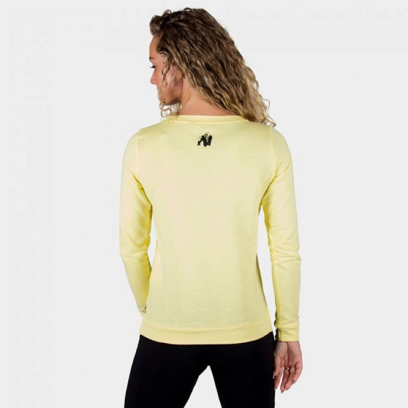 Us Army Sweatshirts Riviera Sweatshirt -Light Yellow