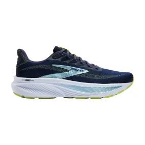 Brooks Mens Ghost 17 - Peacoat/Lime/Blue - Neutral Toussaint Running Shoes