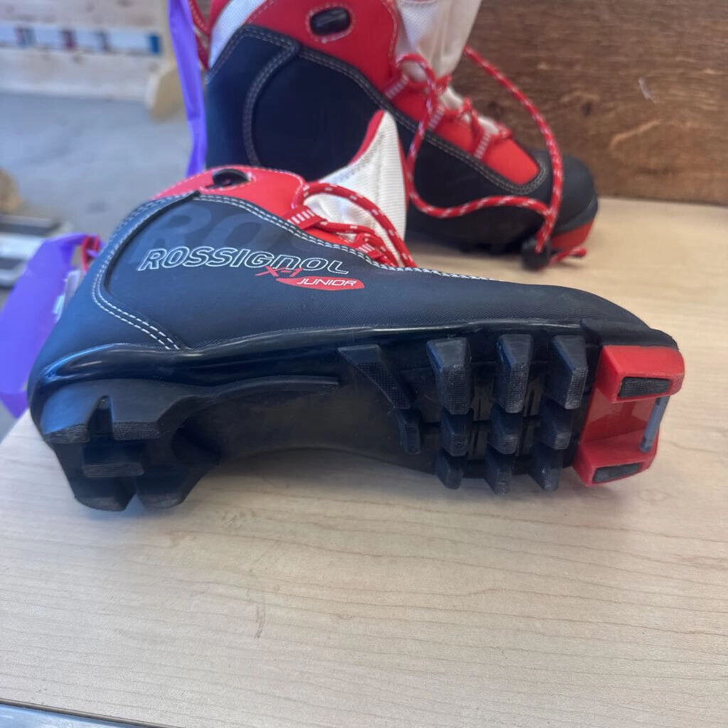Rossignol - Kid's X-1 Junior XC Ski Boots - NNN - MSRP $119: Black/Red/White-children-34 Eddie Bauer Snow Boot