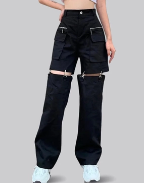 Dickies Cargo Pants With Zipper Pockets Convertible Cargo Pants Womens