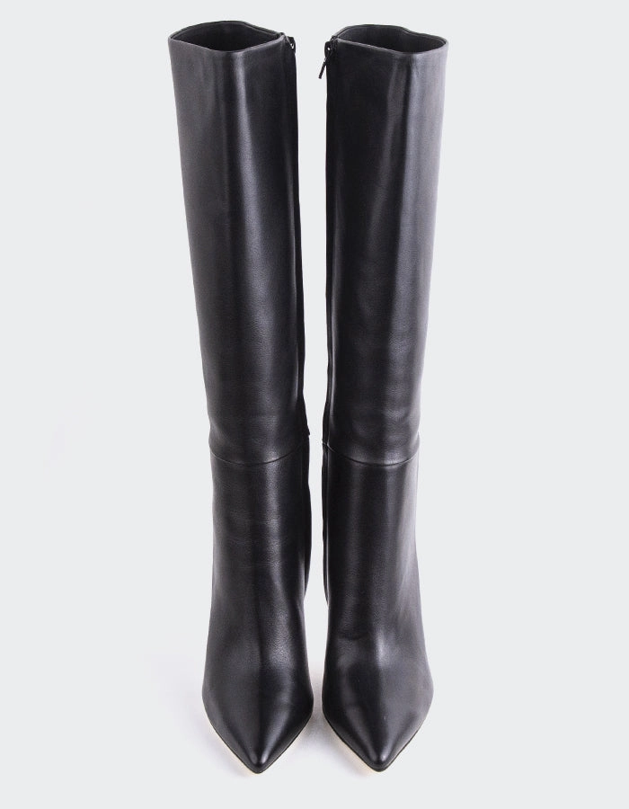 Baby Snow Boots Kyrie Black Leather