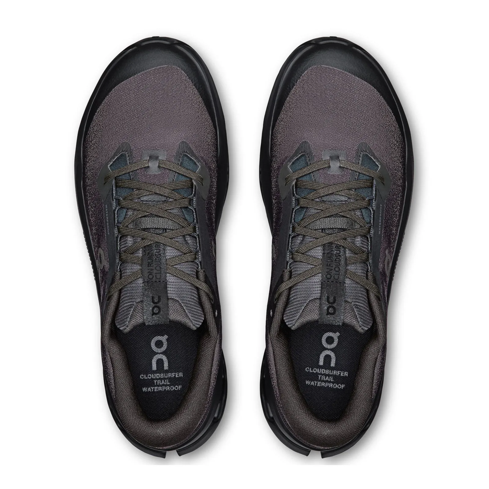 On Running Cloudsurfer Trail 2 Waterproof Running Shoe (Men) - Black/Black Recommended Running Shoes Uk
