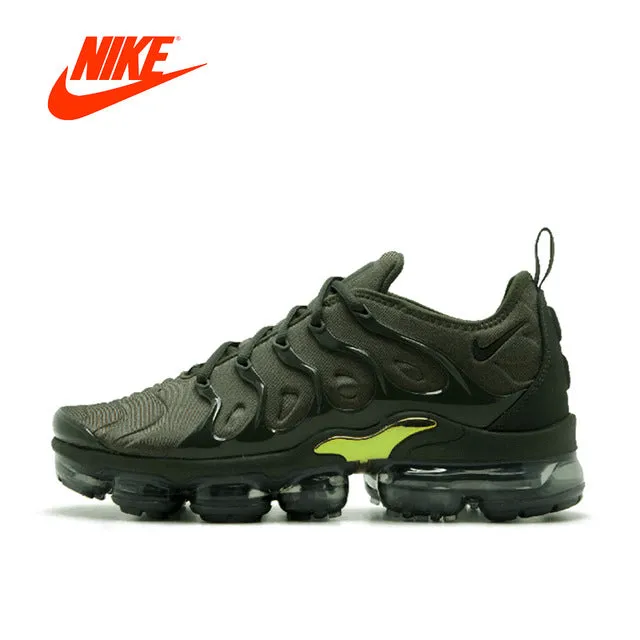 2018 Original New Arrival Authentic NIKE VAPORMAX PLUS Men's Running Shoes Sport Outdoor Sneakers Gym Shoes Low-top 924453-005 Run On Clouds Shoes