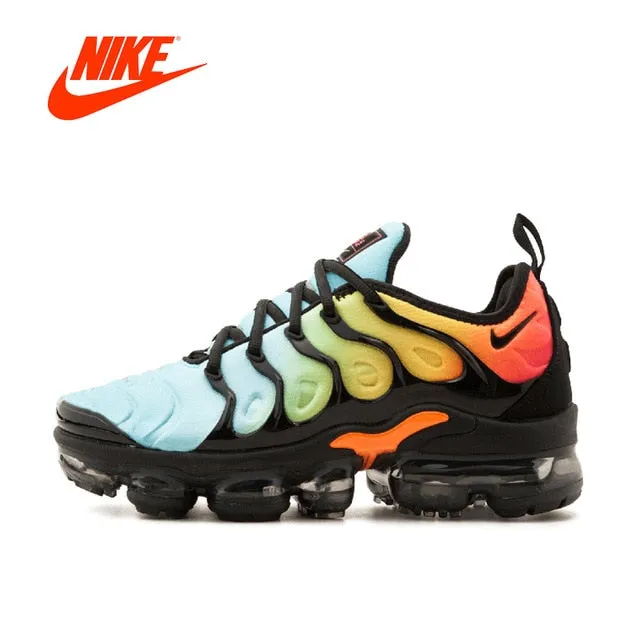 2018 Original New Arrival Authentic NIKE VAPORMAX PLUS Men's Running Shoes Sport Outdoor Sneakers Gym Shoes Low-top 924453-005 Go Outdoors Trail Running Shoes