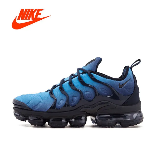 2018 Original New Arrival Authentic NIKE VAPORMAX PLUS Men's Running Shoes Sport Outdoor Sneakers Gym Shoes Low-top 924453-005 Fast Run Shoes