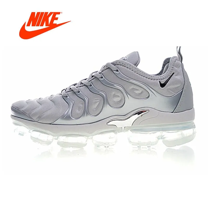 2018 Original New Arrival Authentic NIKE VAPORMAX PLUS Men's Running Shoes Sport Outdoor Sneakers Gym Shoes Low-top 924453-005 How To Wear Jeans With Running Shoes