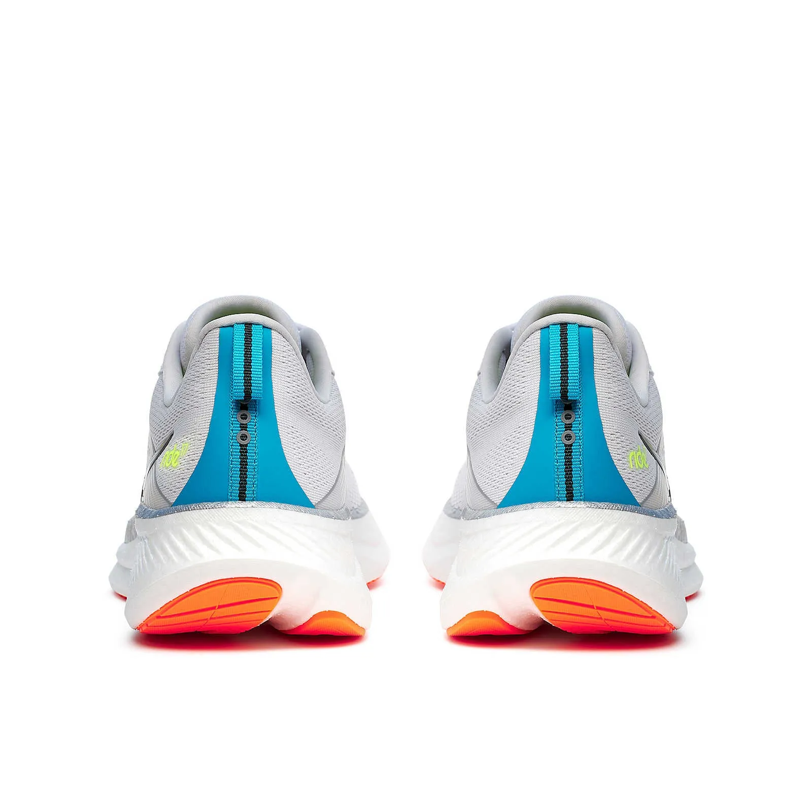 MEN'S RIDE 17 - D - 218 WHITE/VIZI Shoes Running Snow