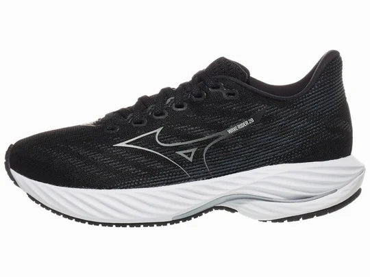Mizuno | Wave Rider 28 | Women's | Black/Harbor Mist Best Running Shoes For High Arches