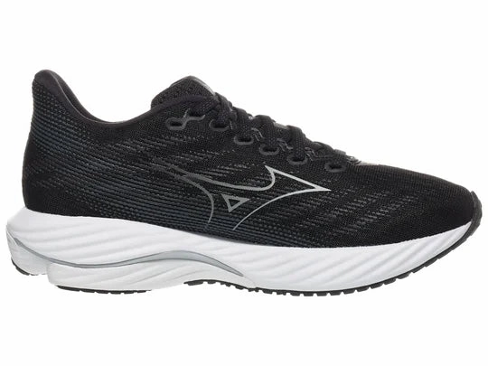 Mizuno | Wave Rider 28 | Women's | Black/Harbor Mist Running Shoes Fit