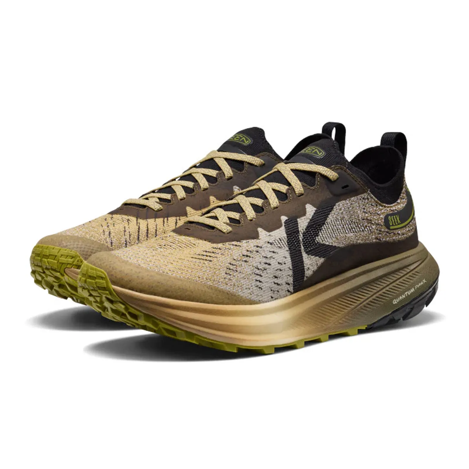 Ua Shoes Running Keen Seek Trail Running Shoe (Men) - Dark Olive/Khaki