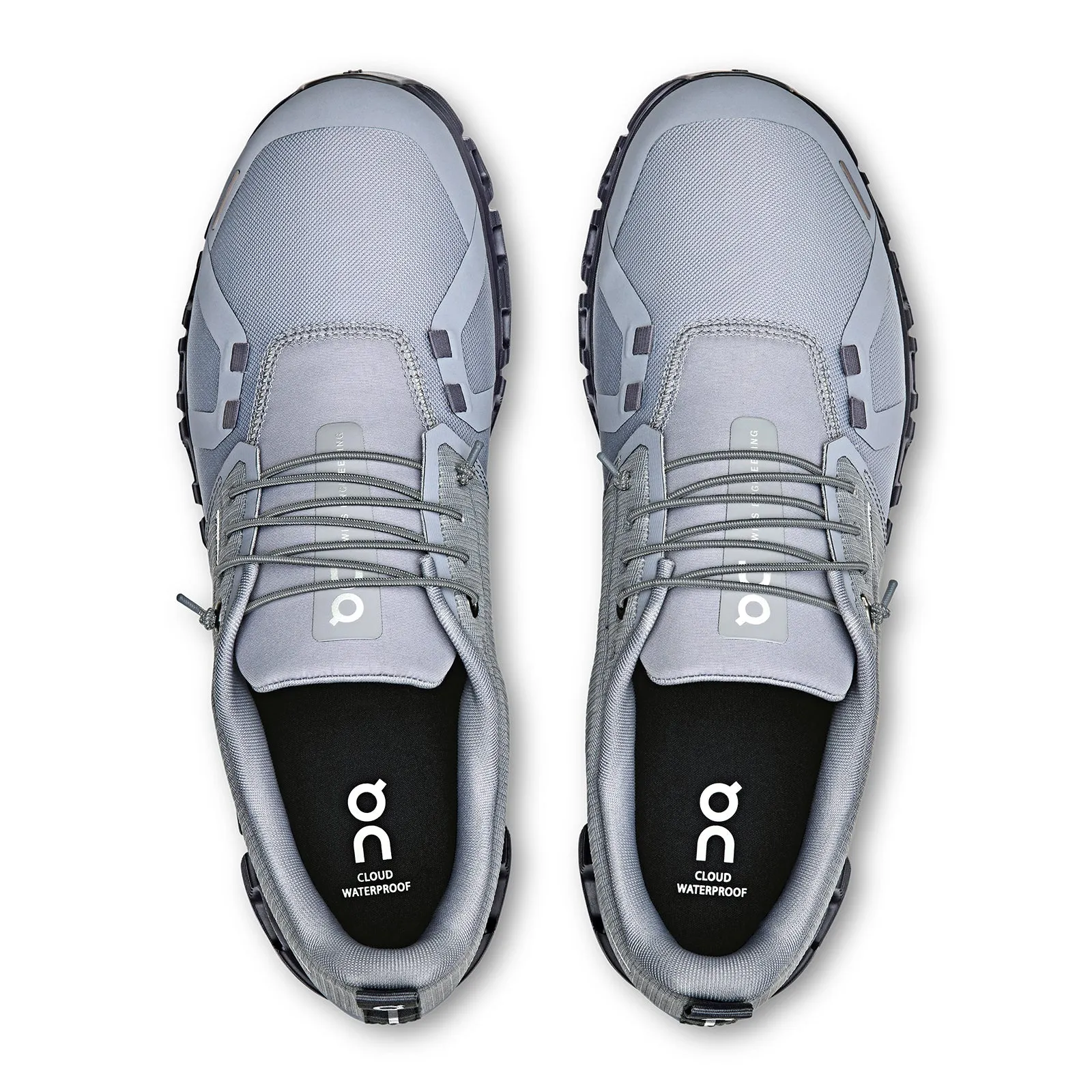 Kayano 14 Running Shoes On Running Cloud 6 Waterproof Running Shoe (Men) - Alloy/Wolf