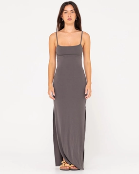 Jasmine Ruffle Maxi Dress Rusty Vicky Slip Maxi Dress