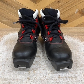 Salomon - Kids Team XC Ski Boots - SNS Profil - MSRP $109: Black / White / Red-children-1.5Y Dog Boots Snow