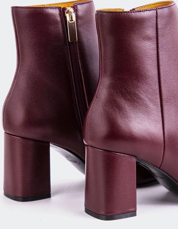 Golden Boots Sarchi Burgundy Leather