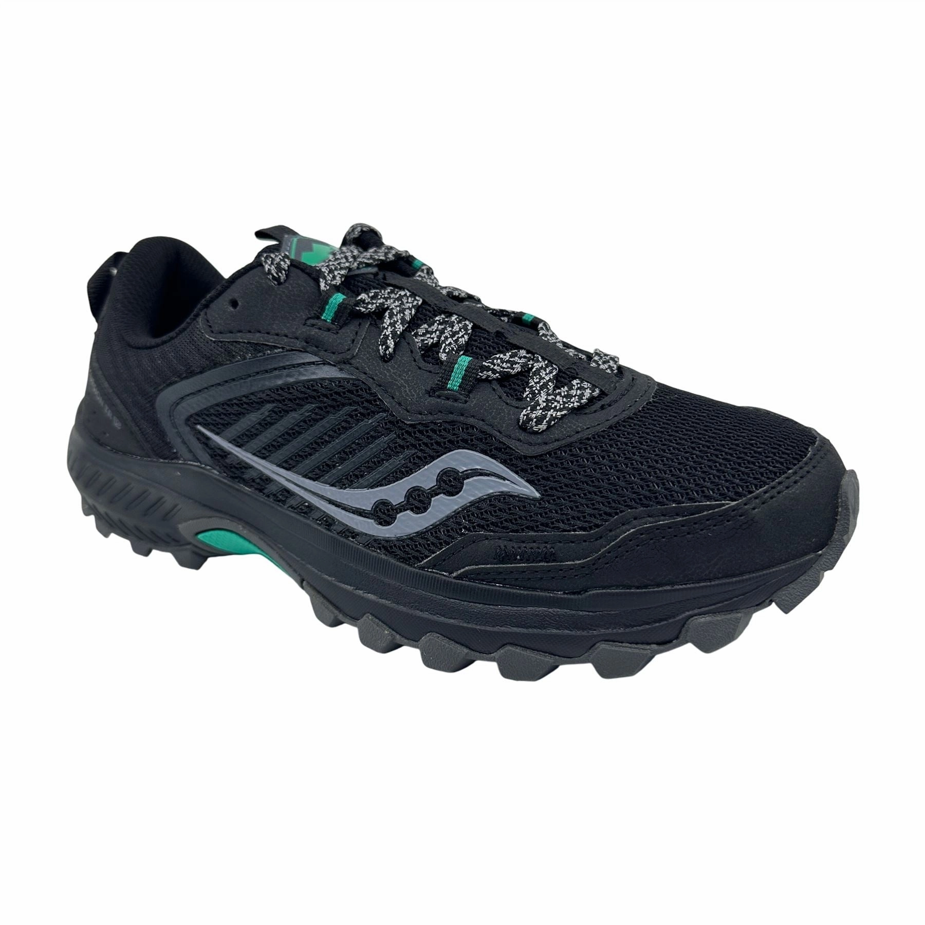 Saucony Excusion TR15 Black Jade Womens Athletic Sneaker Top Running Shoe Brands