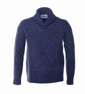 SCHOTT NYC Shawl Collar Cardigan SW1501 Navy Warmest Sweatshirts