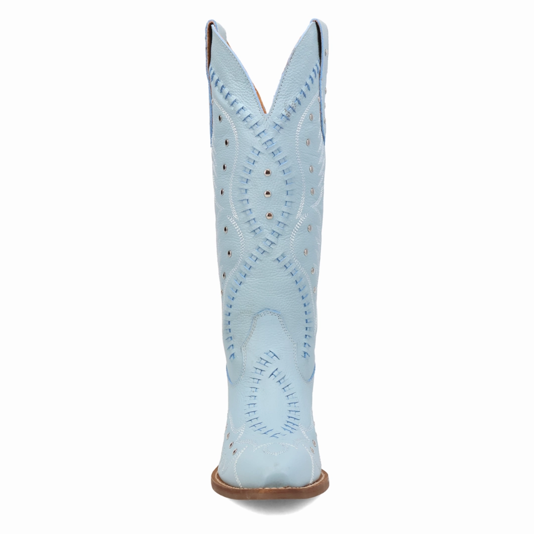 Boots As Shoes Online Exclusive | Dingo | Pretty 'N Pink Leather Boot in Blue **PREORDER