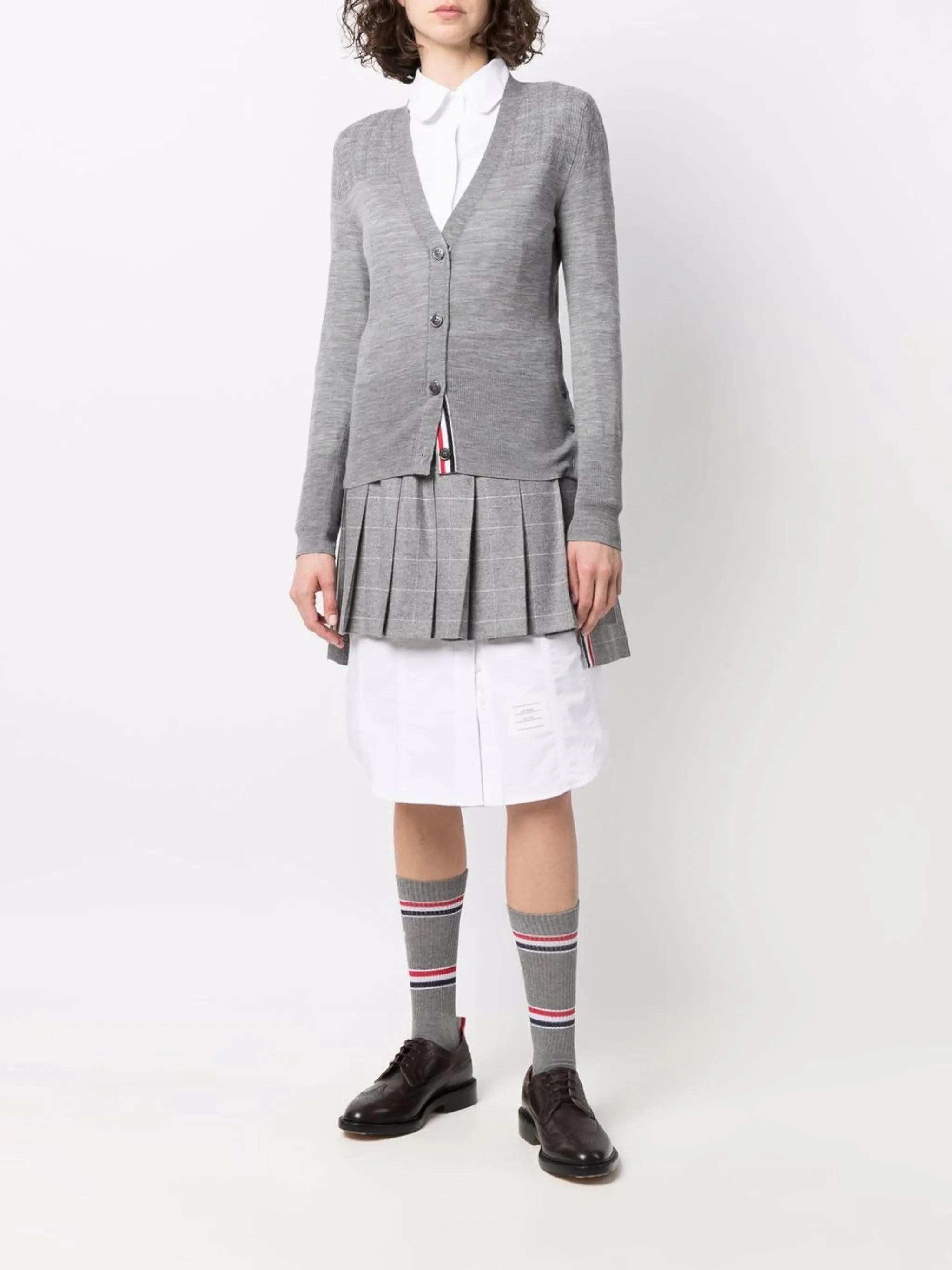 check-pattern high-low skirt Dress Beauty And The Beast Broadway