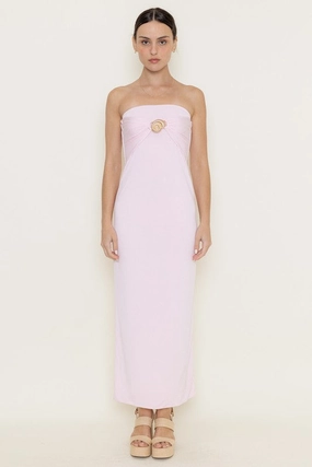 Seashell Buckle Tube Maxi Dress Smart Maxi Dress