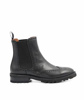 Boots CHARLIE Noir Kit Harington Chelsea Boots