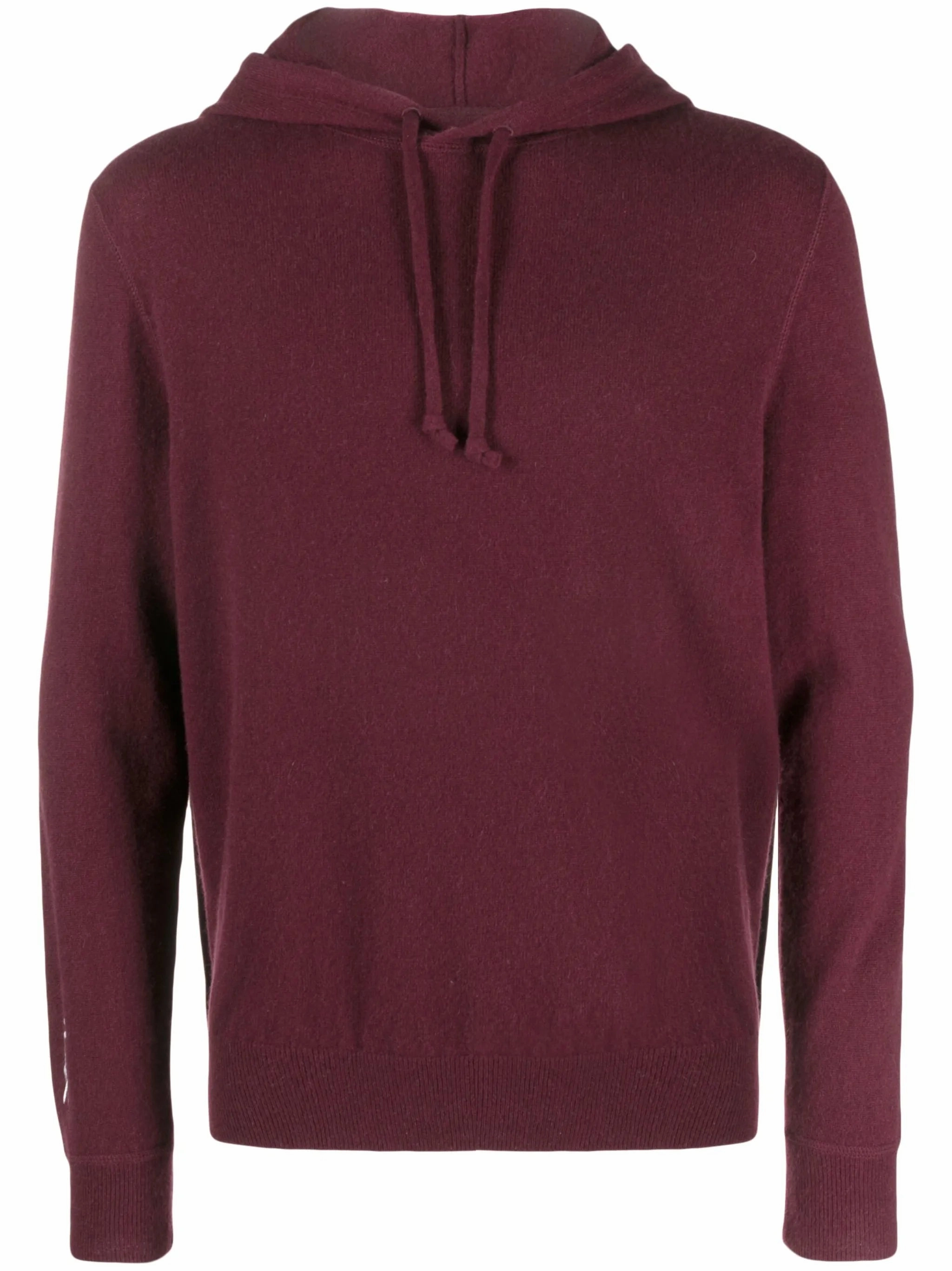 Comfort Knitwear embroidered-logo knitted hoodie