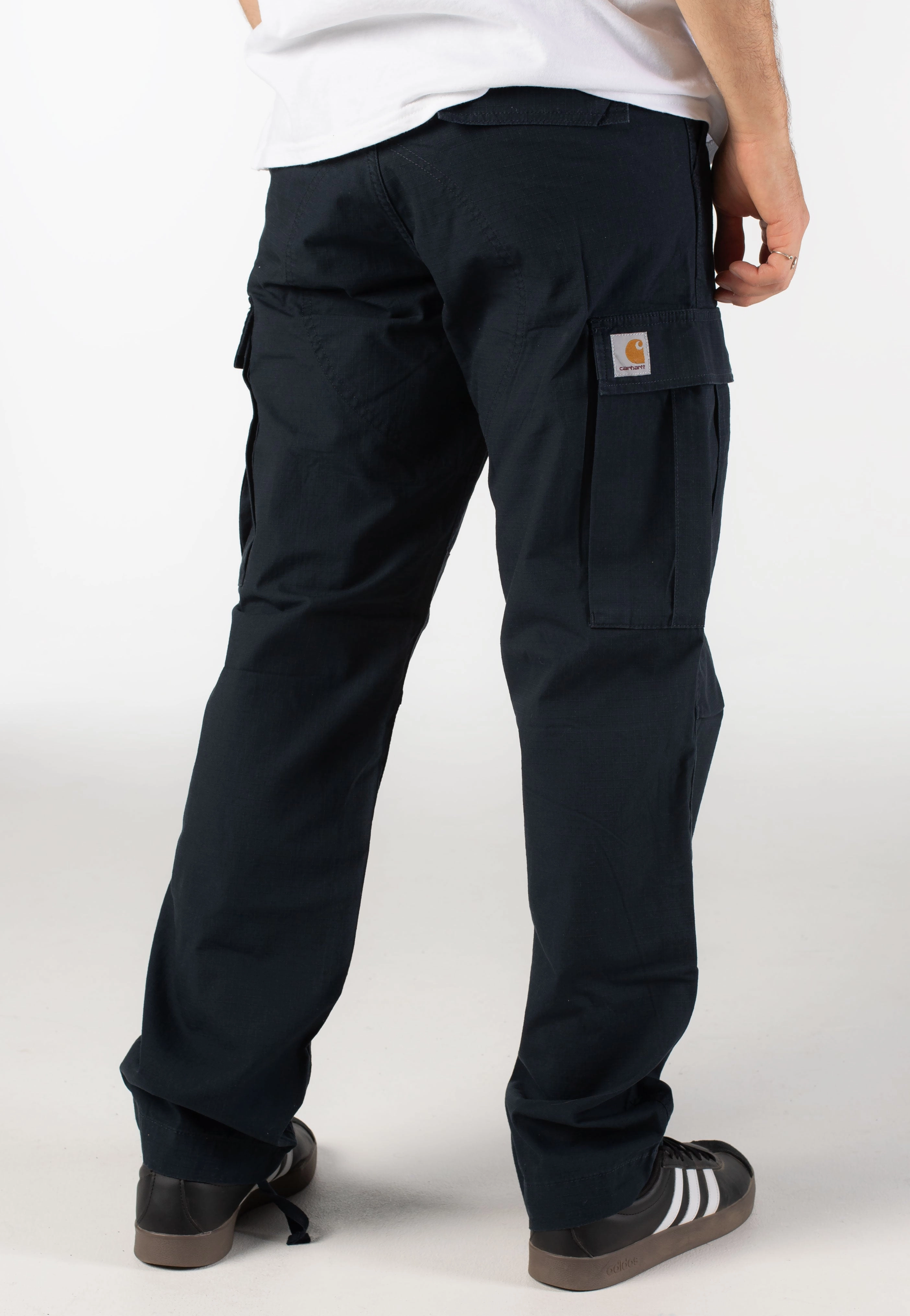 Denham Cargo Pants Carhartt WIP - Regular Cargo Rinsed Deep Night - Pants