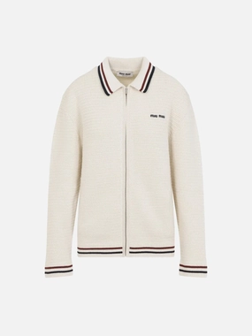 Knitwear Engineering MIU MIU - Women Knit Zipper Cardigan