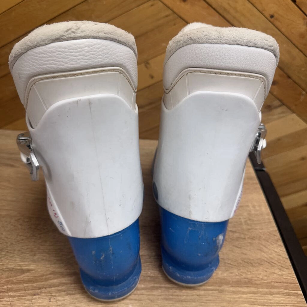 Lange - Kids Starlet RSJ 50 Downhill Ski Boots - MSRP $180: White/Blue-children-17/18.5 Sorel Whitney Snow Boot
