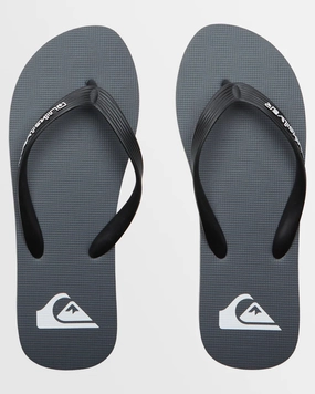 Flip Flops Bad For Back Quiksilver Molokai Core - Grey 1