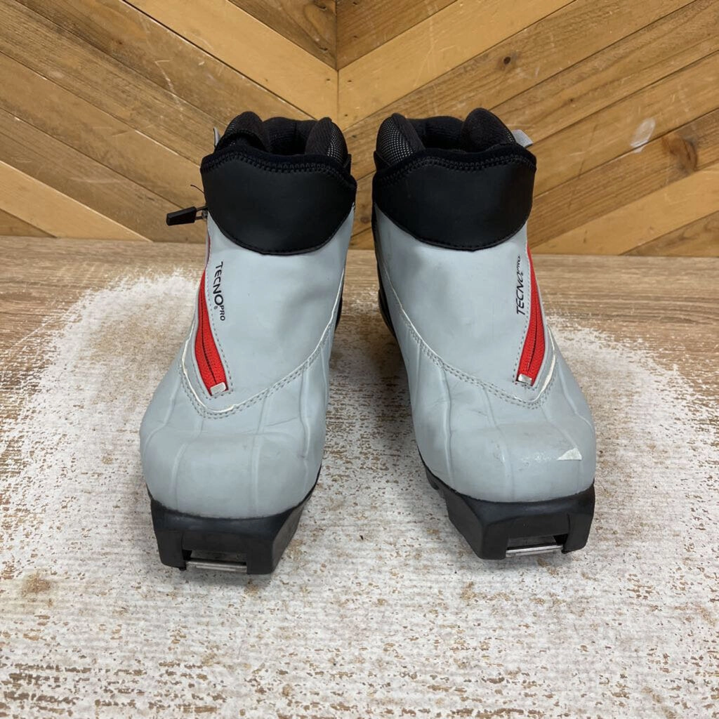 Icon Low Snow Boots Tecnopro - Kids' Cross Country Ski Boots : Grey / Black / Red-children-1.5Y